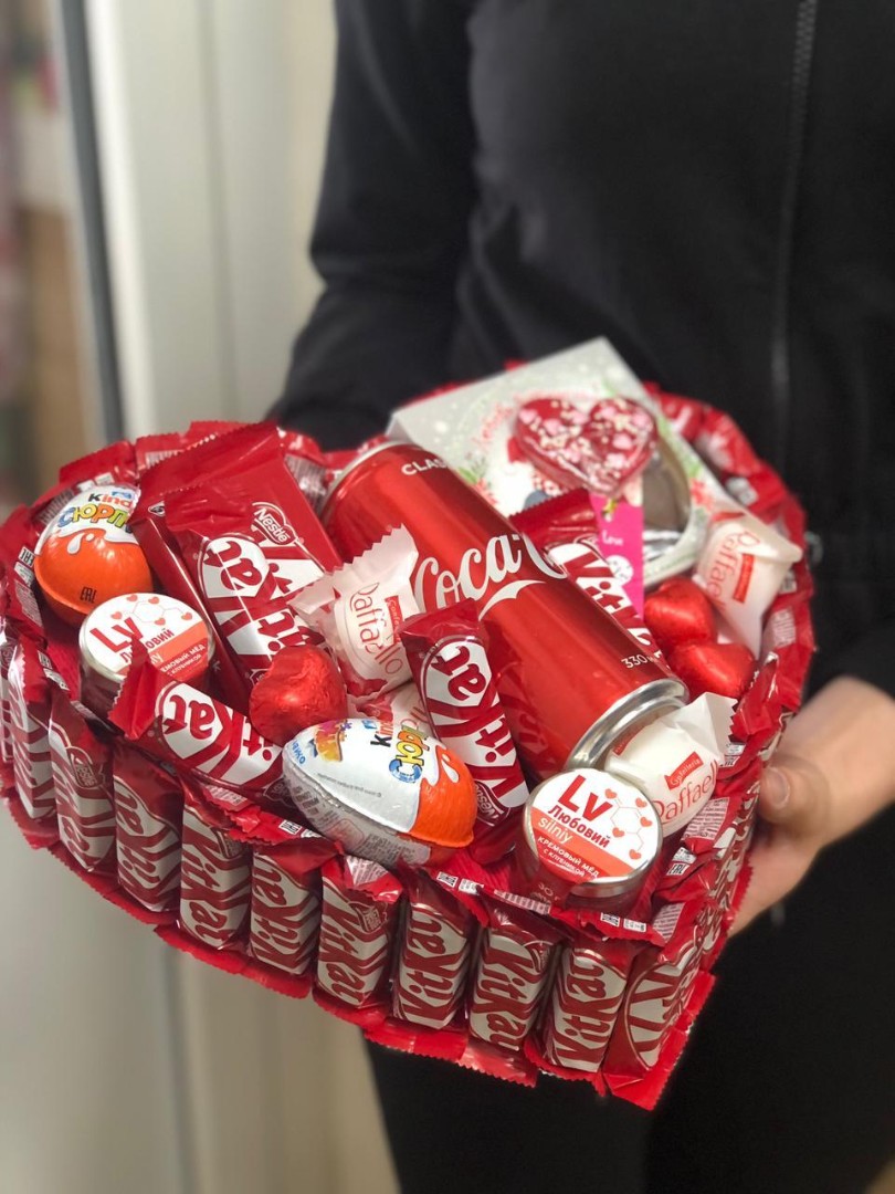 Композиция из конфет 